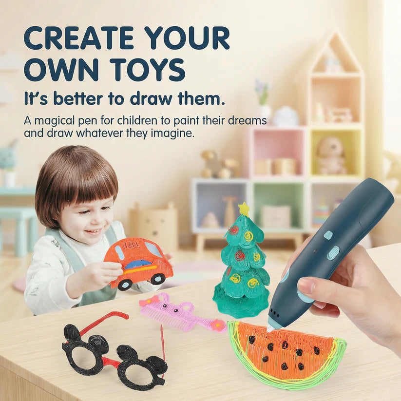 Kids 3D Printing Pen Set