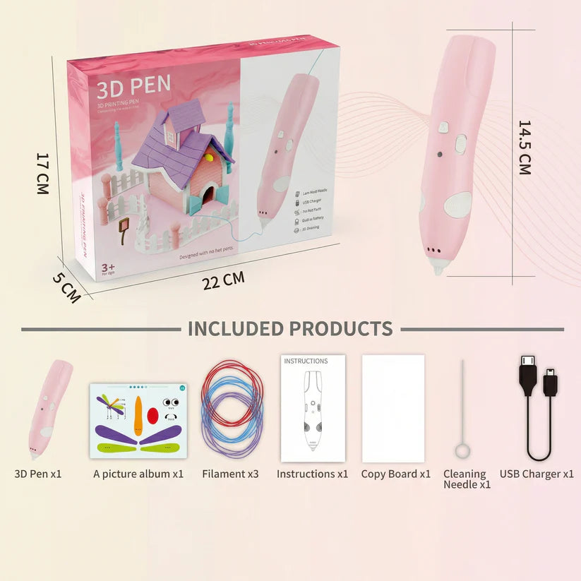 Kids 3D Printing Pen Set