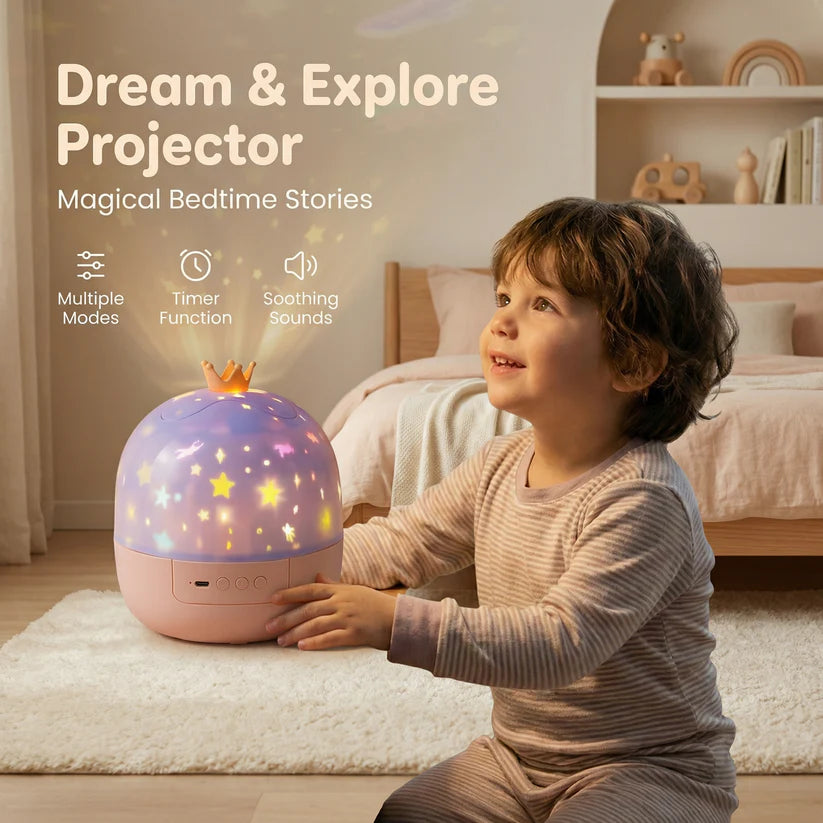 2-in-1 Kids Night Light & Ocean Projector