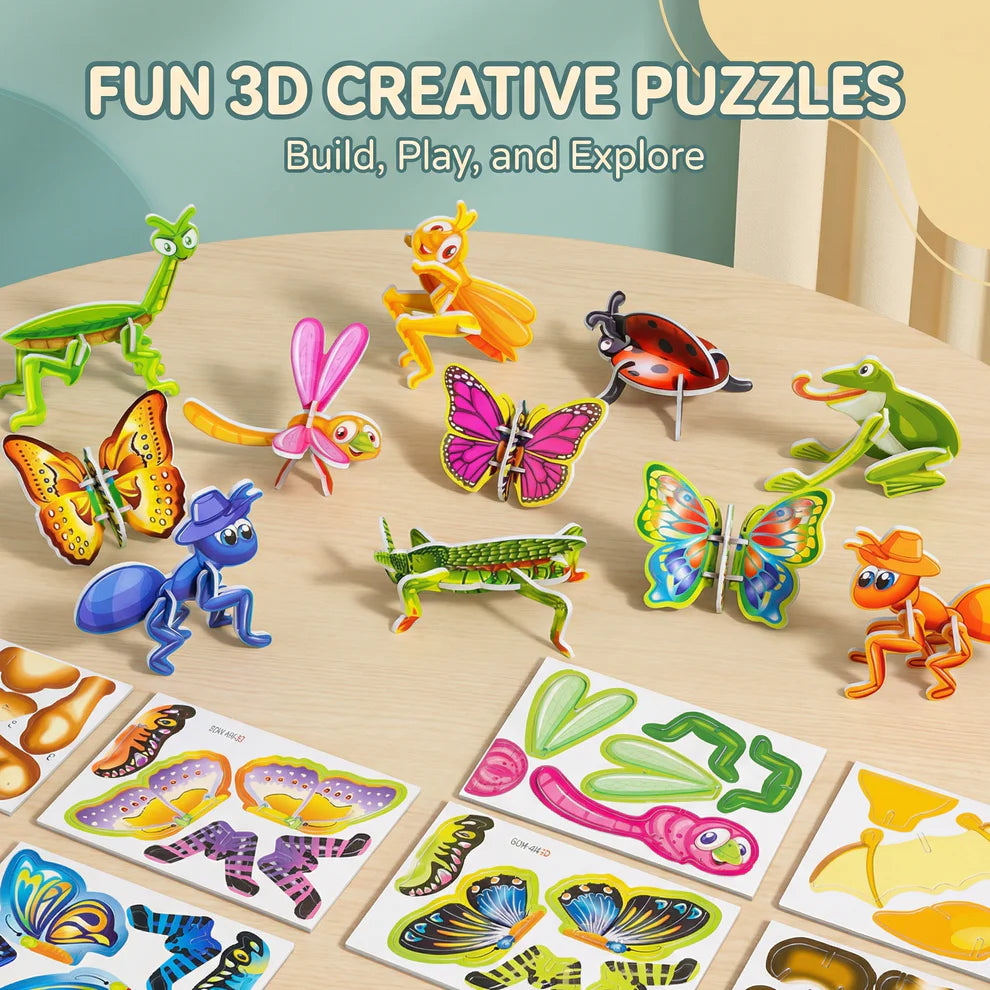 Animal & Vehicle Puzzle Set for Kids