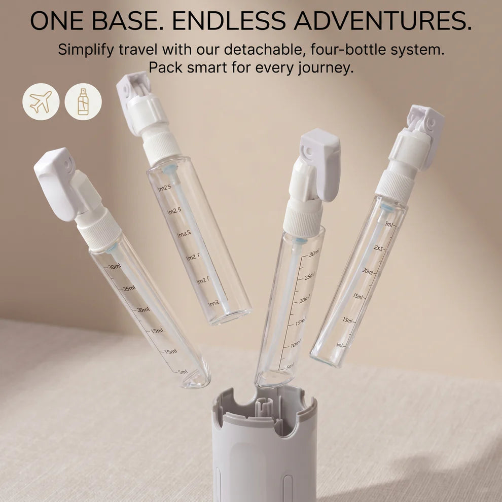 4-in-1 Travel Cosmetics Dispenser